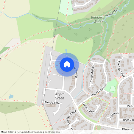 Ffordd Boydell, Connah`s Quay, Deeside, Flintshire, CH5