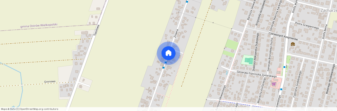 ul. Żniwna, Ostrów Wielkopolski, ostrowski, wielkopolskie