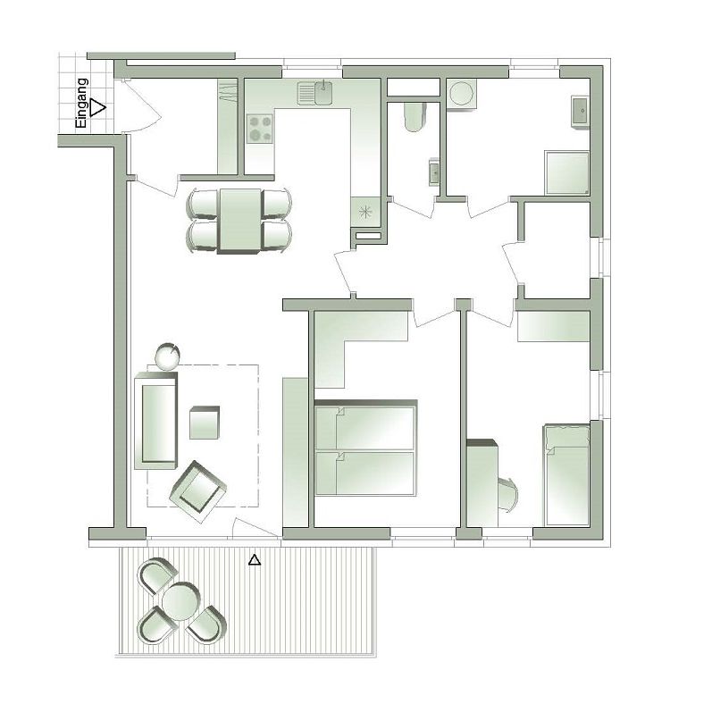 Sonnige 3-Zimmer-Wohnung mit Balkon - Photo 2