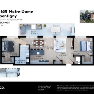 4½|Vue Sur Le Fleuve |Garage | Ascenseur - Photo 3