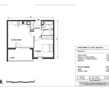 Location Appartement 2 pièces 44m² BRUGUIERES 31150 - Photo 5