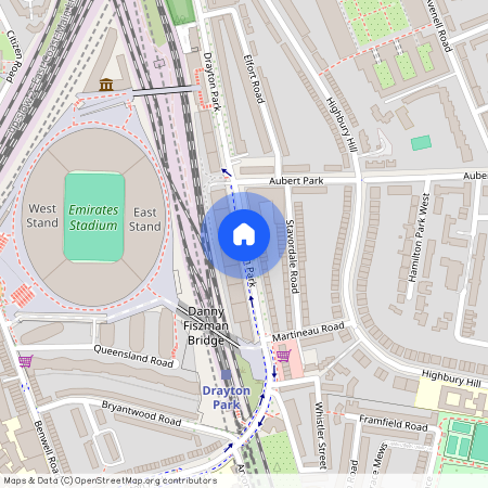 Drayton Park, Highbury, London, N5 1DH