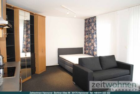 Bothfeld - Buchholz, Nähe HDI, 1 Zimmer Apartment mit Terrasse und Garage - Photo 5