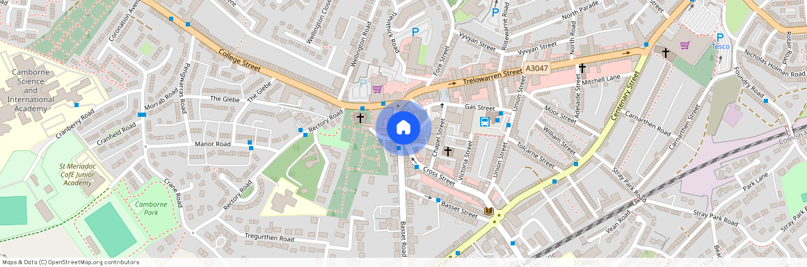 Commercial Square, Camborne, Cornwall, TR14