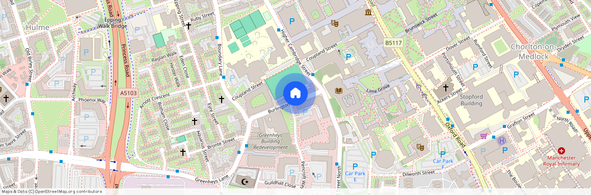 Burlington Place, Burlington Street, Hulme, Manchester, M15