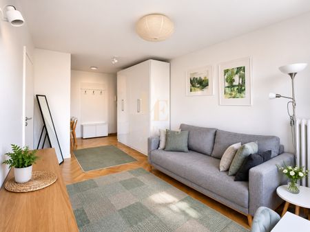 Balkon | Widok na panoramę Warszawy | Wyposażone - Zdjęcie 2