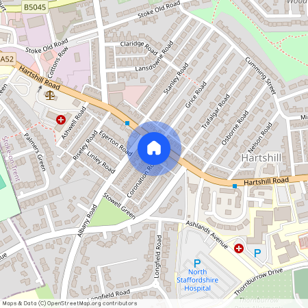 Hartshill Road, Stoke-on-Trent, ST4