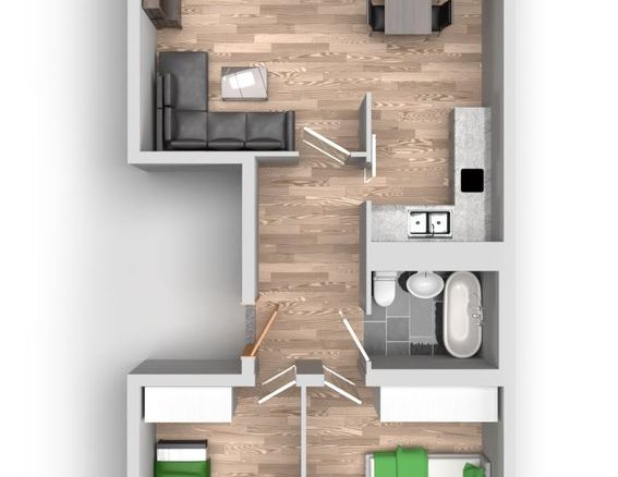 3-Raum-Wohnung Schilfstraße 13 - Foto 1