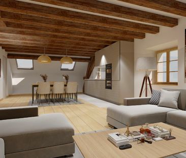 Attique de 3 pièces à Borex ! - Foto 4