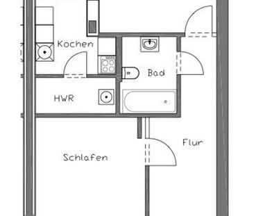 gz-i.de: Erstbezug! 2- Zimmer -Wohnung mit Balkon u. separten Eingang - Photo 1