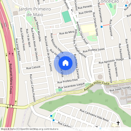 Rua Apóstolo Felipe (Jd. dos Trabalhadores), Conceição, Osasco, SP, 06145132