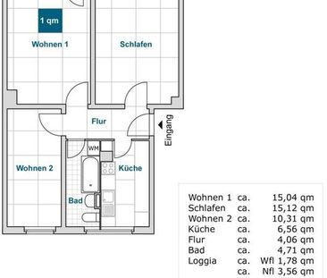 Schöne 3 Zimmerwohnung im ruhigen Familiengebiet in Dresden Seidnitz - Photo 6