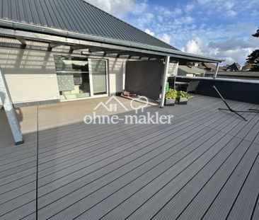 Sanierte 1 Zimmer Dachterrassen Wohnung im KFW Niedrigenergiehaus z... - Foto 1