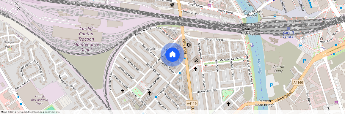 CF11 6SJ Grangetown, Wales, Cardiff