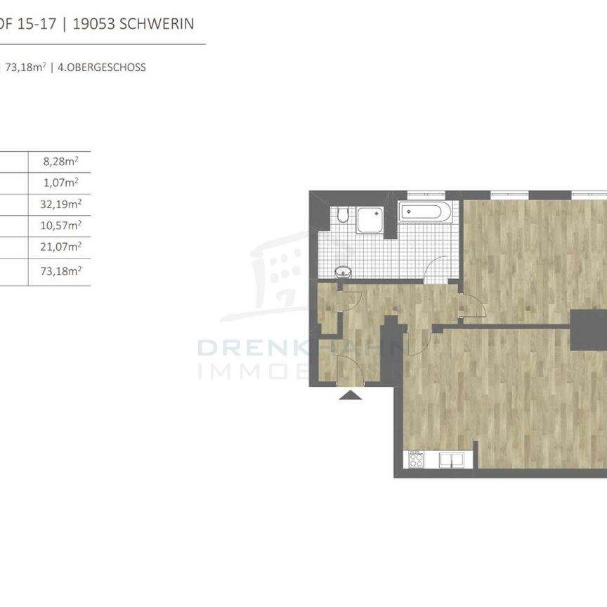 *Erstbezug* Wo die Direktion zu Hause war | Hochwertig ausgestattete 2-Zimmer-Wohnung mit Fahrstuhl - Foto 1