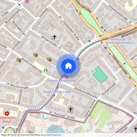 Wittelsbacherallee, 60316 Frankfurt am Main-Innenstadt I, Germany