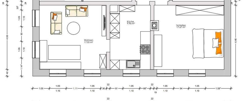 Wohnung zu vermieten in der Nähe von Marktoberdorf - Foto 1