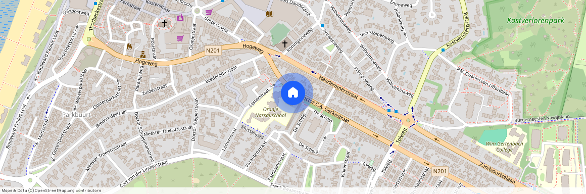 Brederode- Gerkestraat e.o., 2042 ES, Dr C A Gerkestraat, Zandvoort