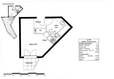 Location Appartement 1 pièce 21m² ST ANDRE DE CUBZAC 33240 - Photo 5