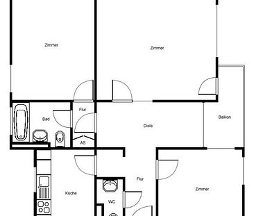 4 Zimmer-Erdgeschosswohnung mit herrlicher Terrasse in idealer Lage. - Foto 2