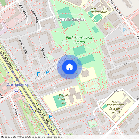 ul. Spalska, Sadyba, Mokotów, Warszawa, mazowieckie