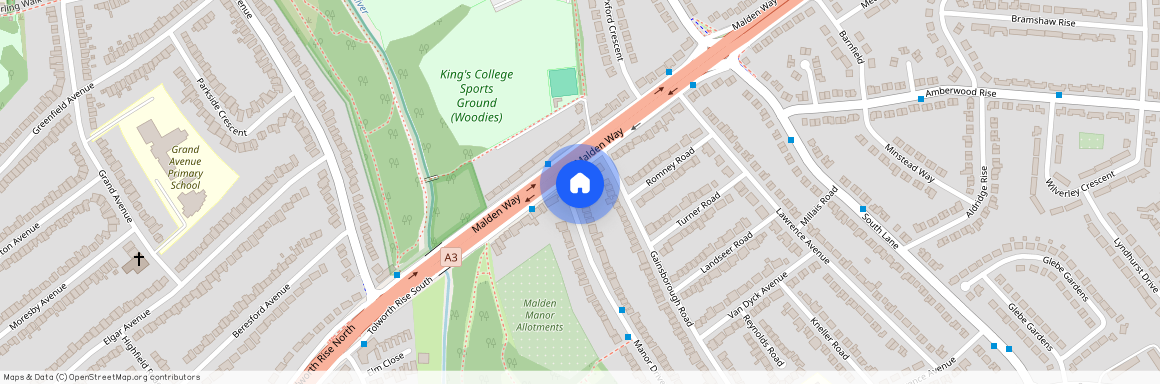 Manor Drive North, Malden Manor KT3