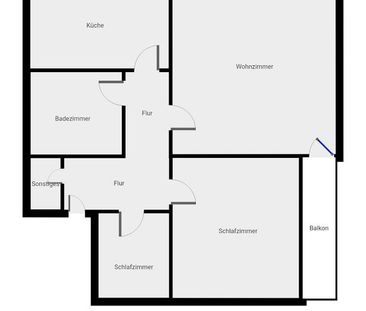 Renovierte 3-Zimmer-Wohnung mit Balkon und 500 € Gutschein* *Werdoh... - Photo 1