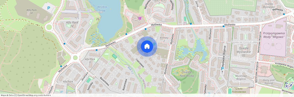 ul. Głuszca, Jasień, Gdańsk, pomorskie