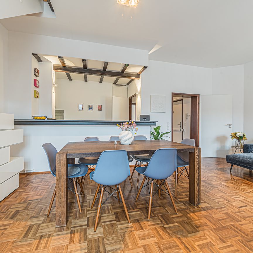 City-Residence: Schicke 3-Zimmer Maisonette-Wohnung in Sachsenhausen mit Skyline-Blick - Photo 1