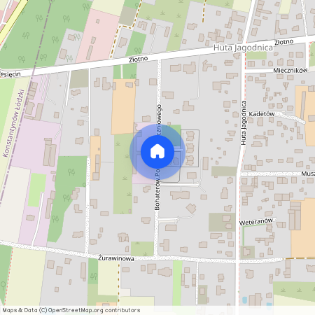 ul. Bohaterów Powstania Styczniowego, Złotno, Polesie, Łódź, łódzkie