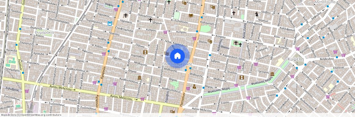 Πλατεία Αμερικής, Λεωφ. Πατησίων - Λεωφ. Αχαρνών