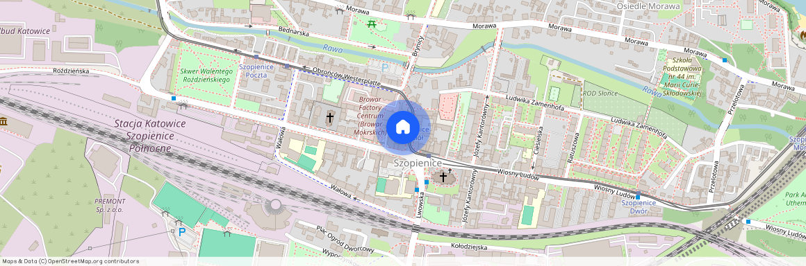 ul. Obrońców Westerplatte, Szopienice-Burowiec, Katowice, śląskie