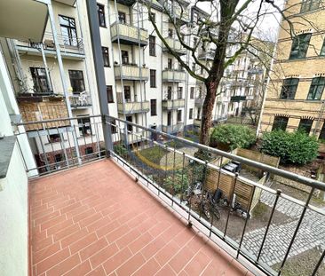 Altbaucharme im Waldstraßenviertel* 3-Raum-Wohnung mit Balkon und E... - Foto 1