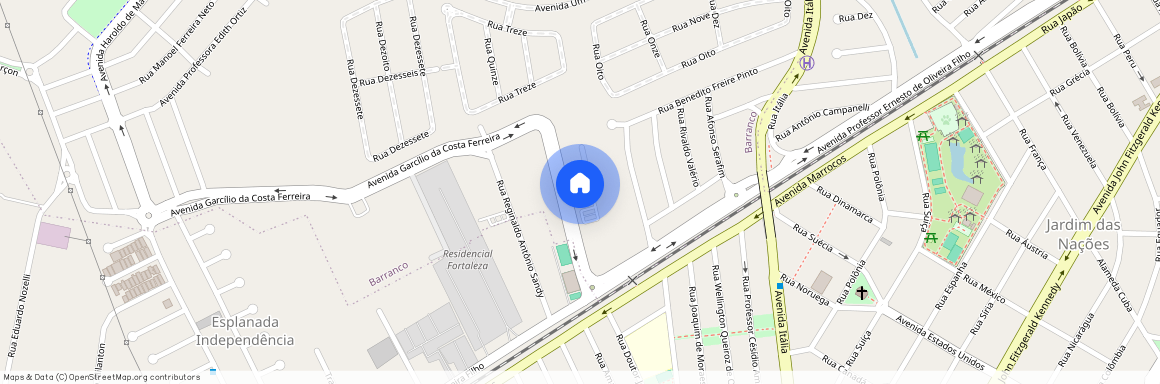 Avenida Garcilio da Costa Ferreira, 250 - Barranco, Taubaté - SP
