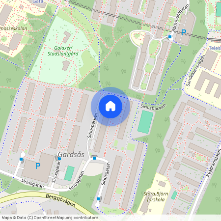 Västra Bergsjön, Göteborg, Västra Götaland, Siriusgatan 86