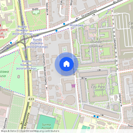 ul. Wojskowa, Grunwald, Grunwald, Poznań, wielkopolskie