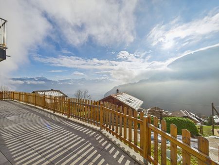 Appartement de 4.5 pièces spacieux et lumineux avec une grande terrasse et une vue imprenable sur les montagnes à Miex, VS. - Photo 3