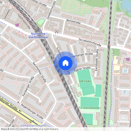 Sudetendeutsche Straße, 90480 Nürnberg, Deutschland