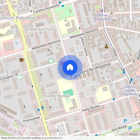 ul. Klonowa, Centrum Południe, Zabrze, śląskie