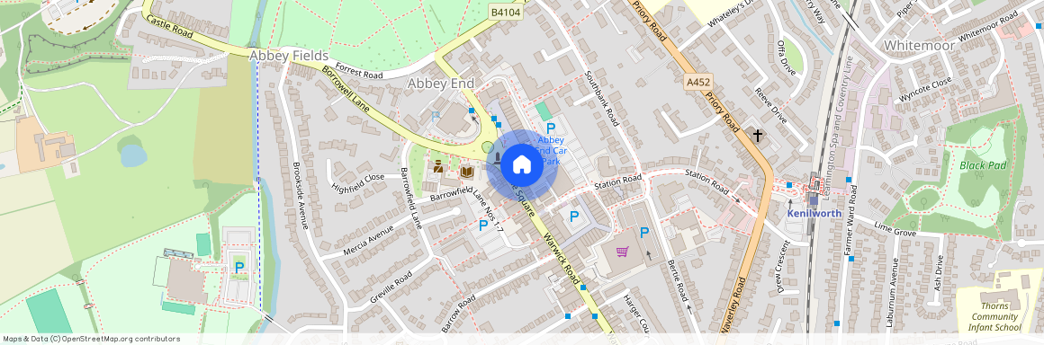 Carter House Rear of, 13-15 The Square, Kenilworth, CV8