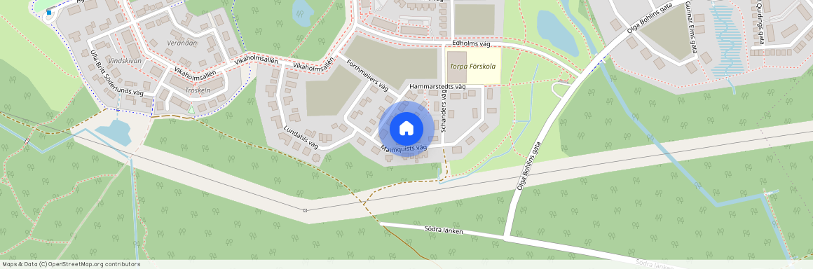 Vikaholm, Växjö, Kronoberg, Malmqvists Väg 13 A