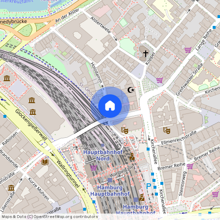 20099 Hamburg-Mitte - Hamburg St. Georg