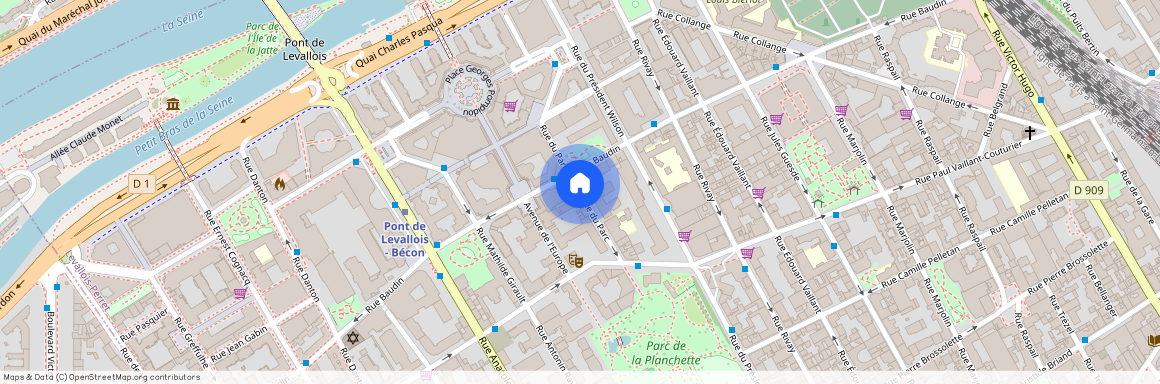 Rue du Parc, Francja, Levallois-Perret