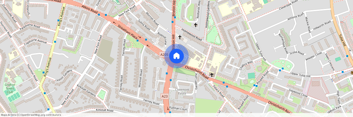 Christchurch Road, Brixton Hill, London, SW2