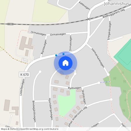 Hjortsbergavägen, Johannishus