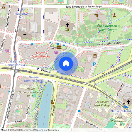 ul. Podwale, Przedmieście Oławskie, Krzyki, Wrocław, dolnośląskie