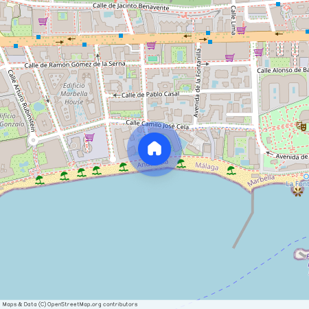 Marbella, Malaga, Paseo marítimo