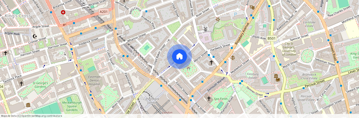 Charles Rowan house Margery Street, WC1X 0EH