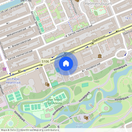 Vondelparkbuurt, 1054 GX, Anna van den Vondelstraat, Amsterdam