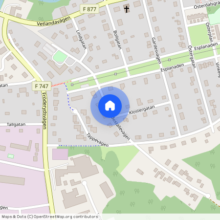 Boställevägen, Landsbro